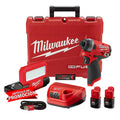 Combo Milwaukee llave de impacto 1/4 M12 FUEL/ Maleta y Linterna