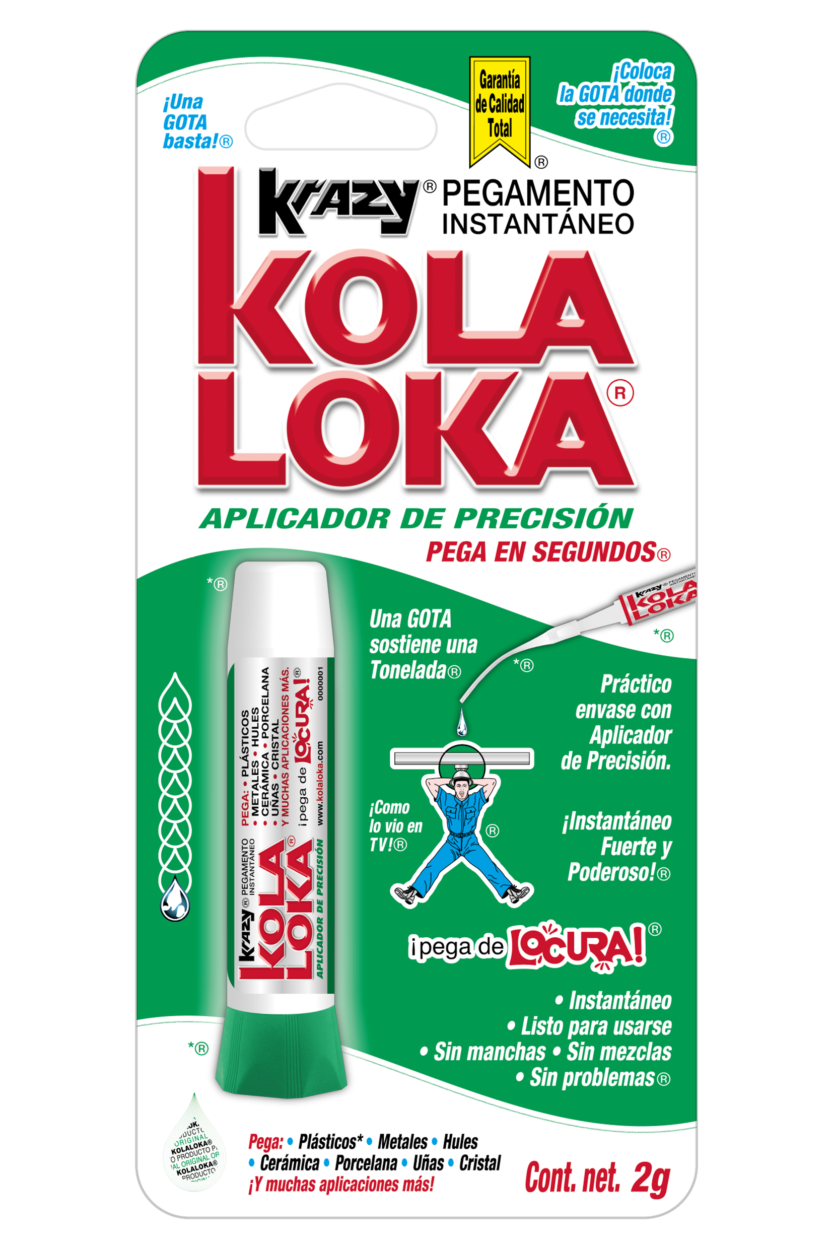 KolaLoka Aplicador de Precisión 2g