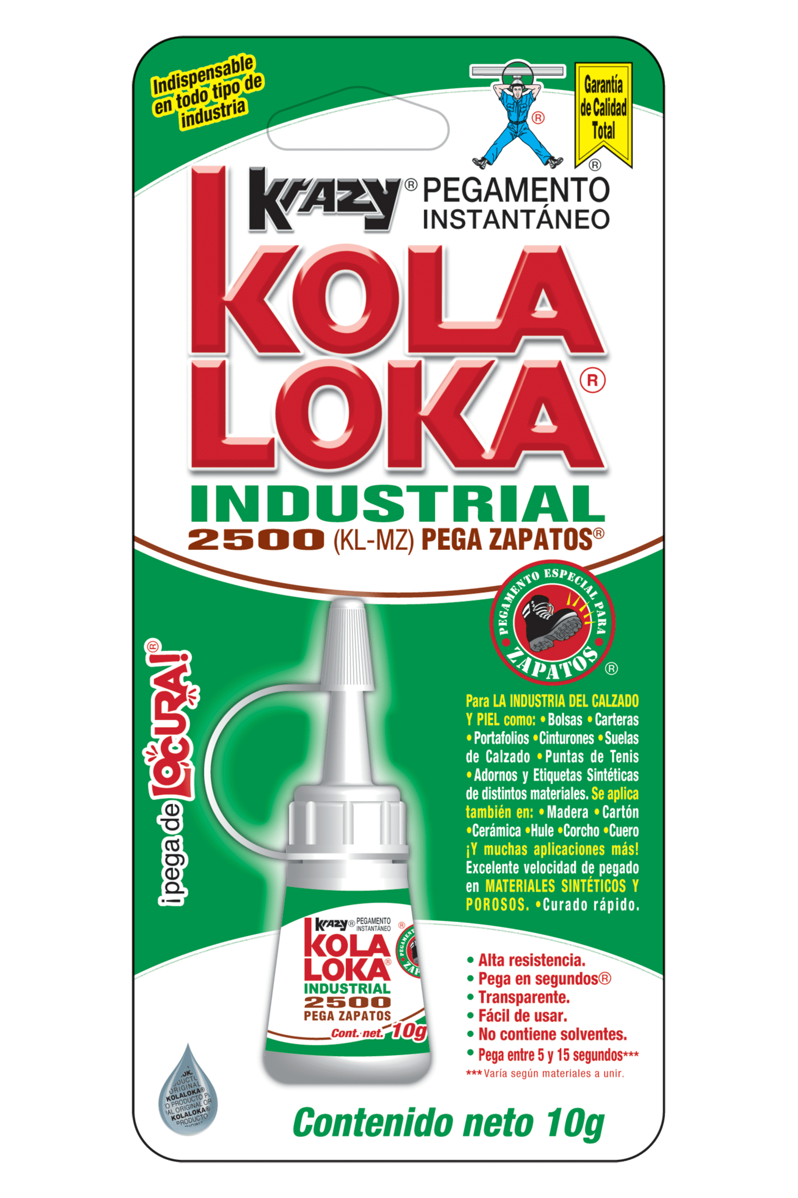 KolaLoka Industrial 2500 Pega Zapatos 10g