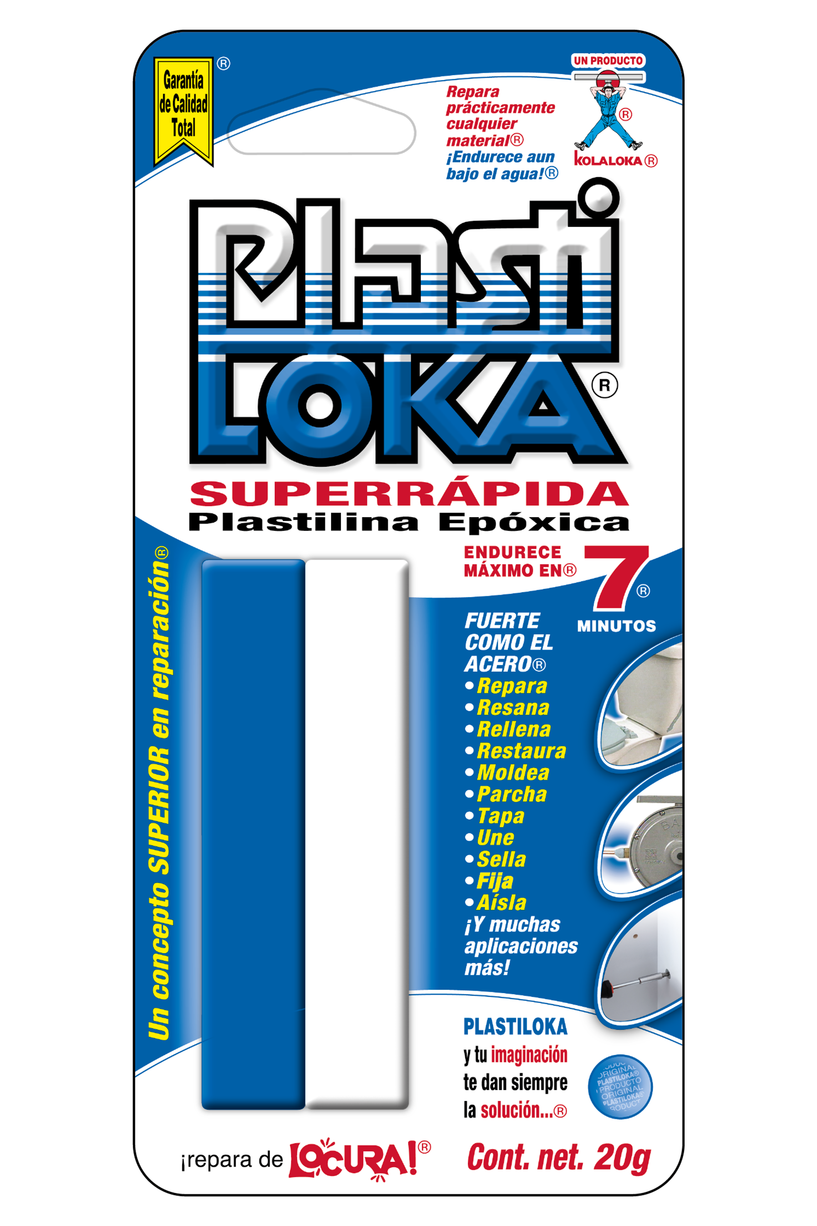 PlastiLoka Súper Rápida 20g