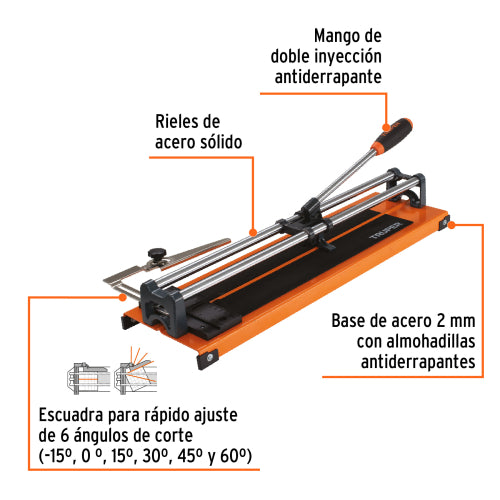 Cortador de azulejo de 16" (40 cm), Truper