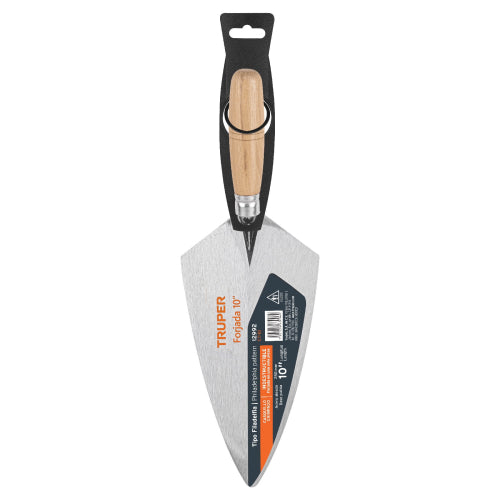 Cuchara para albañil 10" forjada tipo Filadelfia, TRUPER