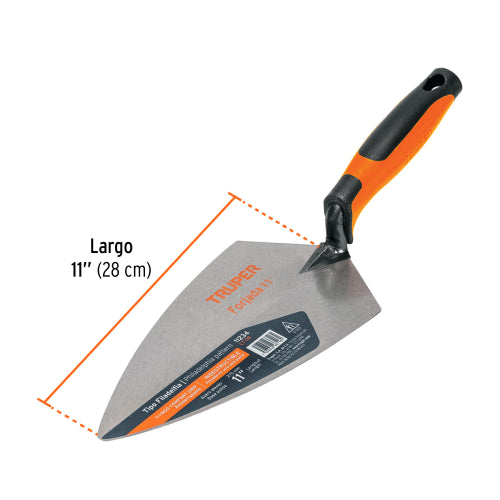 Cuchara para albañil 11" forjada tipo Filadelfia,mgo Comfort