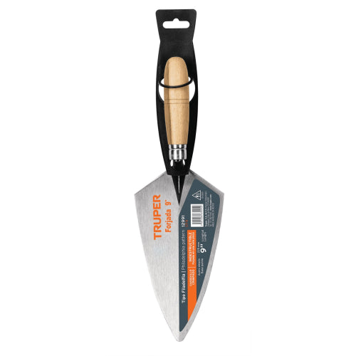 Cuchara para albañil 9" forjada tipo Filadelfia, TRUPER