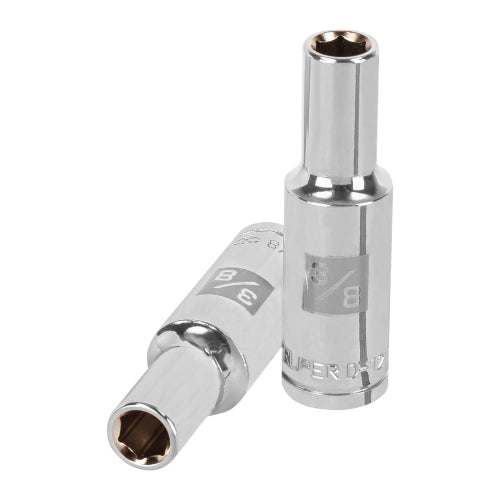 Dado largo de 3/8", 6 puntas, cuadro 1/2", Truper