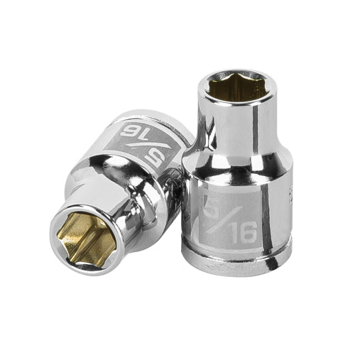 Dado de 1/4", 6 puntas, cuadro 3/8", Truper