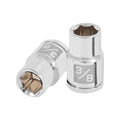 Dado de 3/8", 6 puntas, cuadro 3/8", Truper