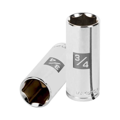Dado largo de 3/4", 6 puntas, cuadro 3/8", Truper
