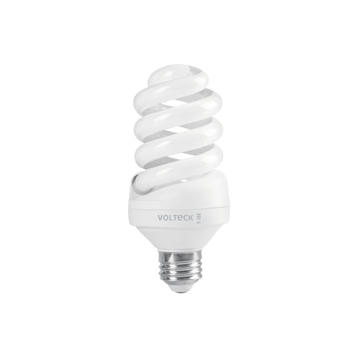 Lámpara espiral T4 20 W luz de día en blíster, Volteck