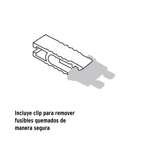 Juego de fusibles automotrices estándar y mini, 300 pz