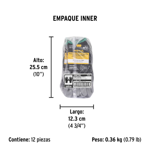Guantes de nylon recubiertos de poliuretano, PRETUL