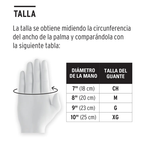 Guantes de poliéster recubiertos de nitrilo, TRUPER