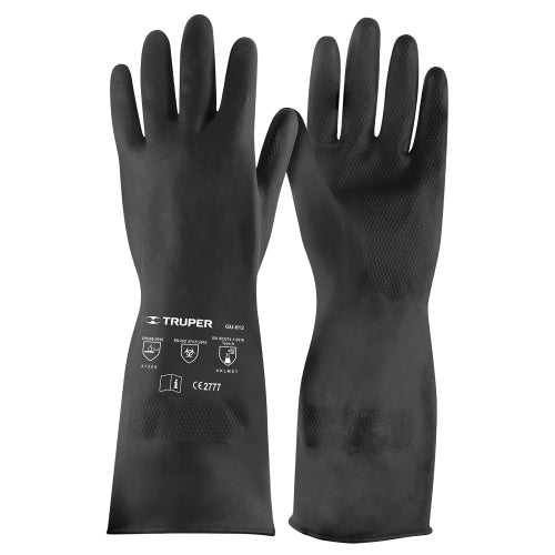 Guantes de neopreno para manejo de químicos, TRUPER