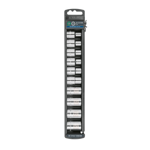 Juego de 10 dados cuadro 1/2" torx, Truper