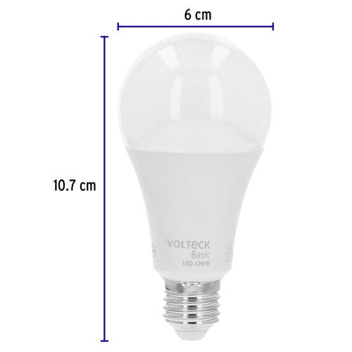 Lámpara de LED tipo bulbo A22 16 W, luz de día, caja, Basic