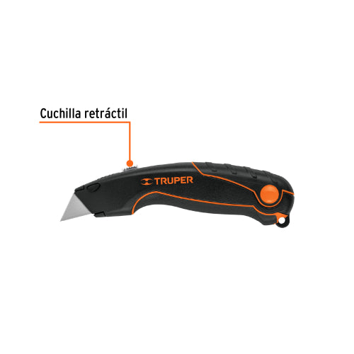 Navaja retráctil 7" cuerpo de aluminio, Truper