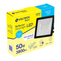 Reflector ultra delgado LED 50 W luz de día, Volteck Basic