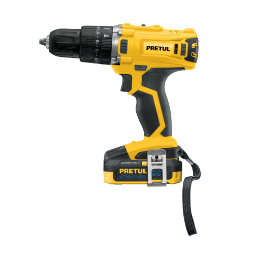 Rotomartillo 1/2", 20V, 1 batería 2Ah, PRETUL