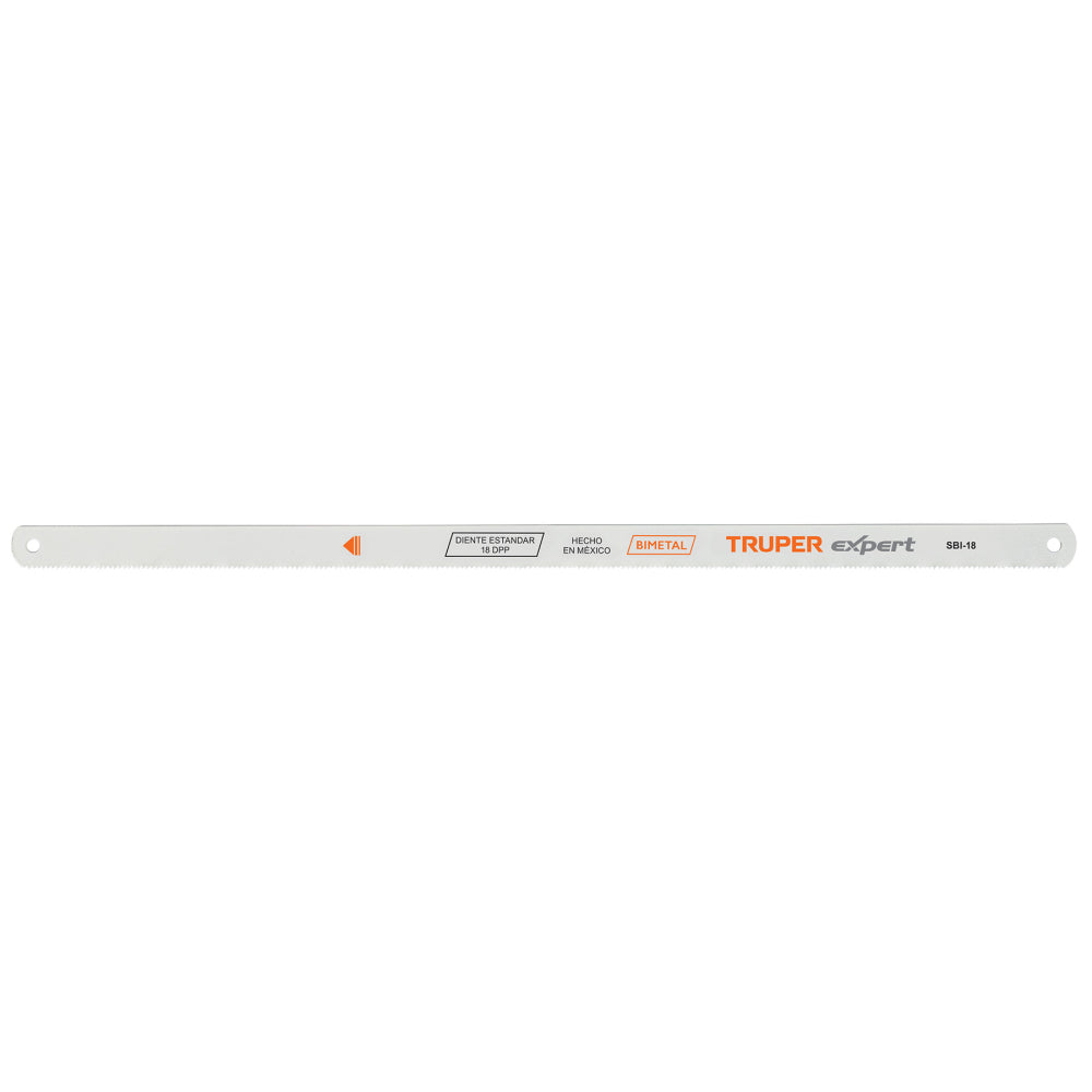 Segueta bimetálica de 12", 18 DPP, Truper Expert