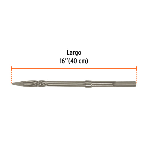 Cincel de punta SDS max de 16", Truper