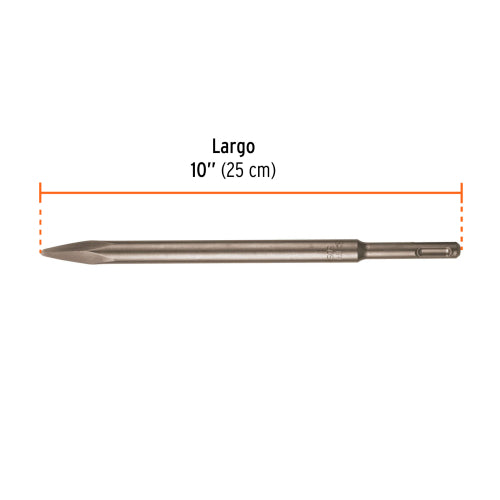Cincel de punta SDS Plus de 10", Truper