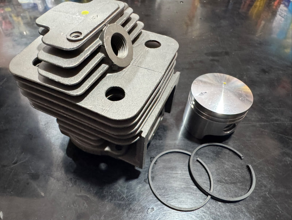 Cilindro Pistón y Anillos para Motobomba Truper MOTB-1 / Pistón 44mm