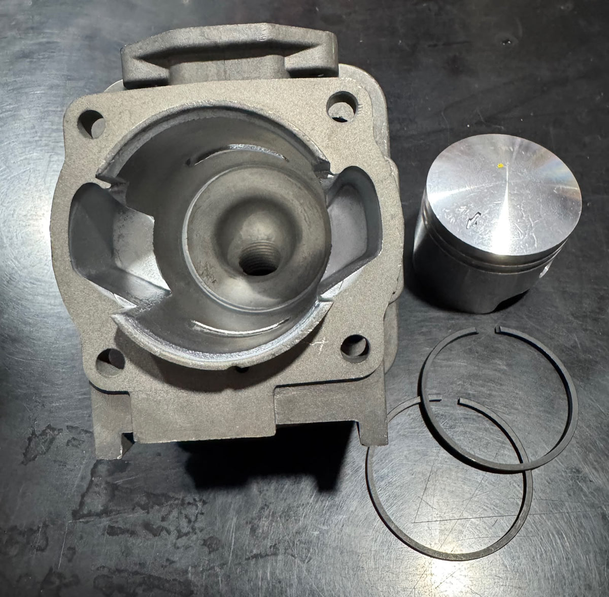 Cilindro Pistón y Anillos para Motobomba Truper MOTB-1 / Pistón 44mm