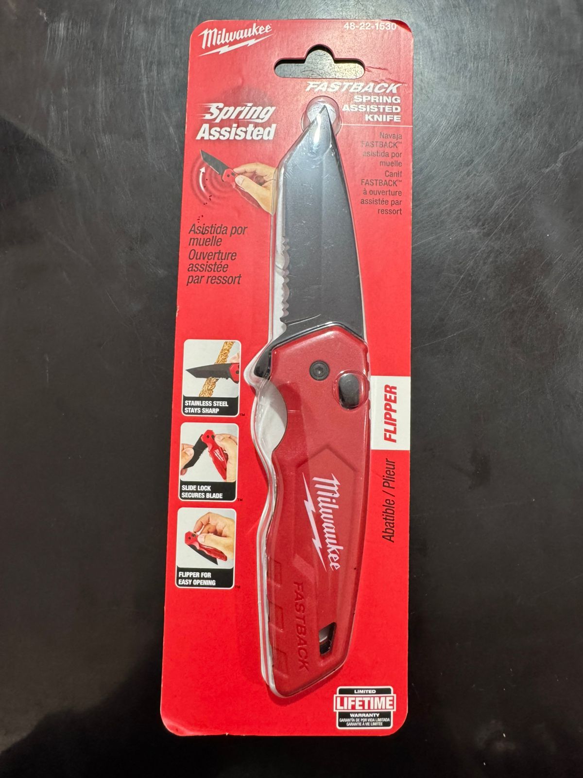 Navaja Plegable Milwaukee Fastback 48-22-1530